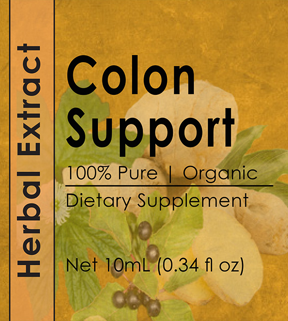 Colon Support Front Label