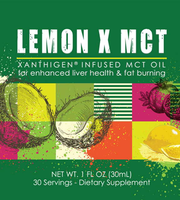 Lemon X MCT Front Label