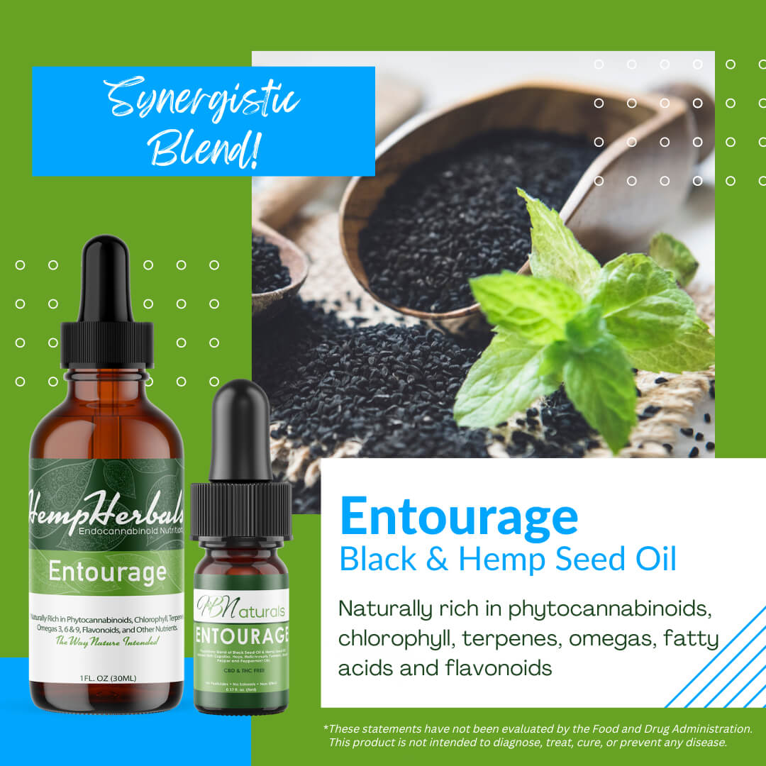 Entourage Black & Hemp Seed Oil