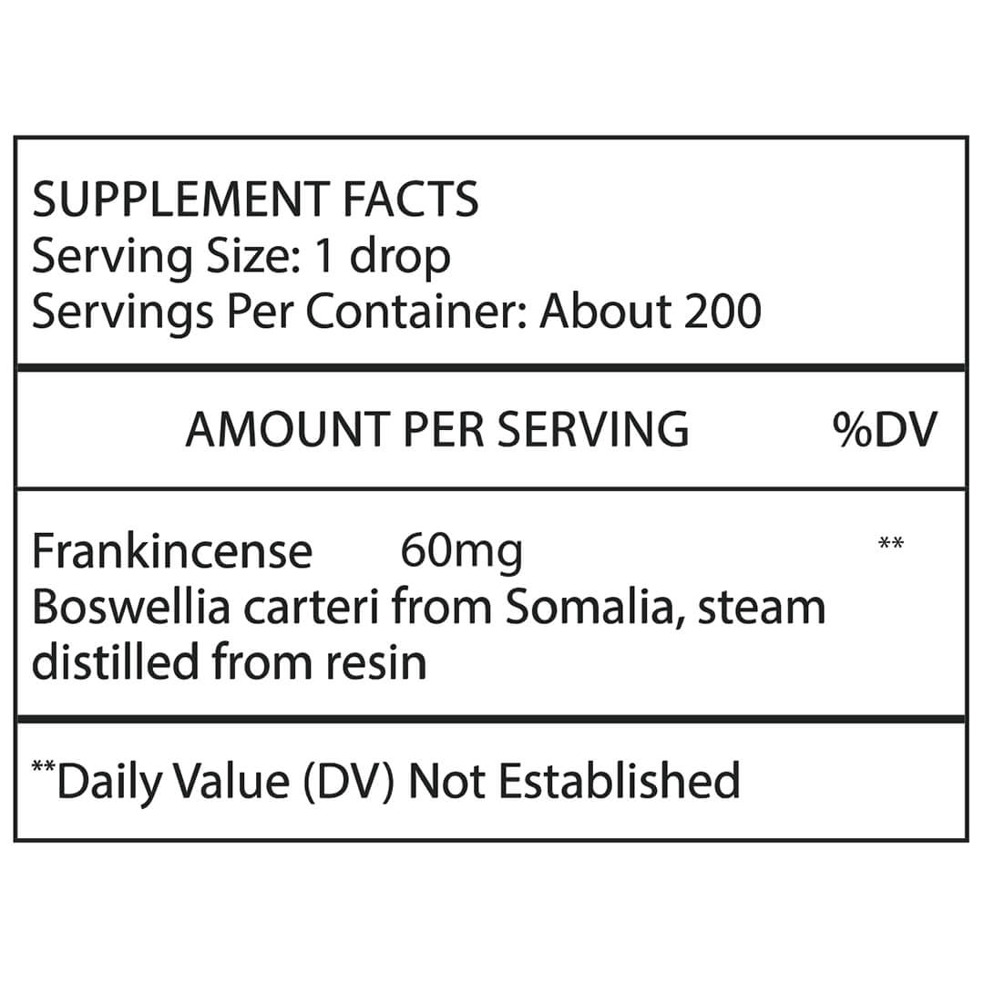 Frankincense Information Panel